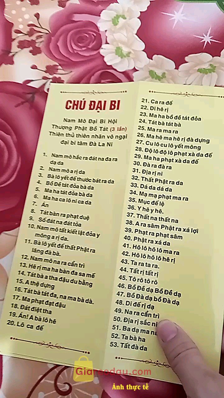 ảnh Phật Chú Đại BI 0084