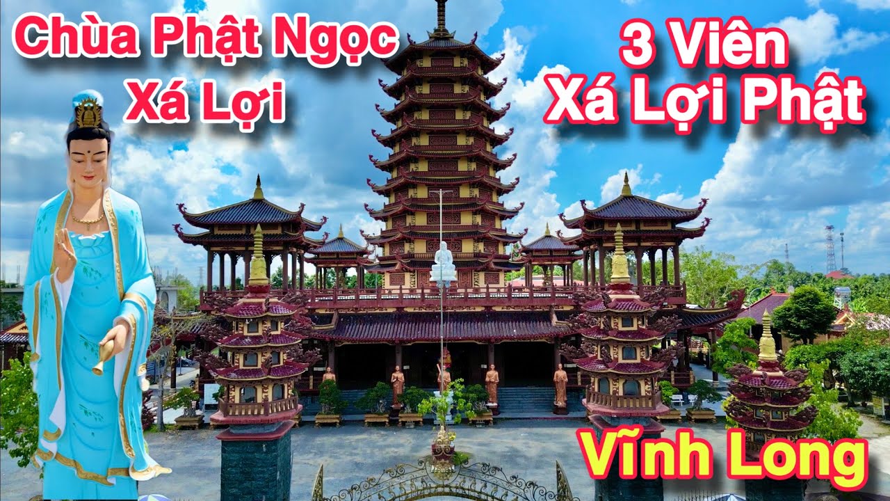 Nổi bật hình ảnh của chùa Phật Ngọc Xá Lợi đầy ấn tượng